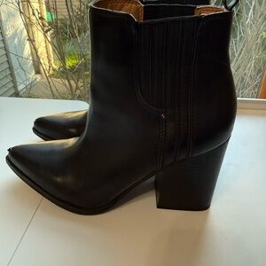 Indigo Black Ankle Booties